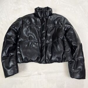 GAP TEEN Black Puffer Jacket size 14-16
